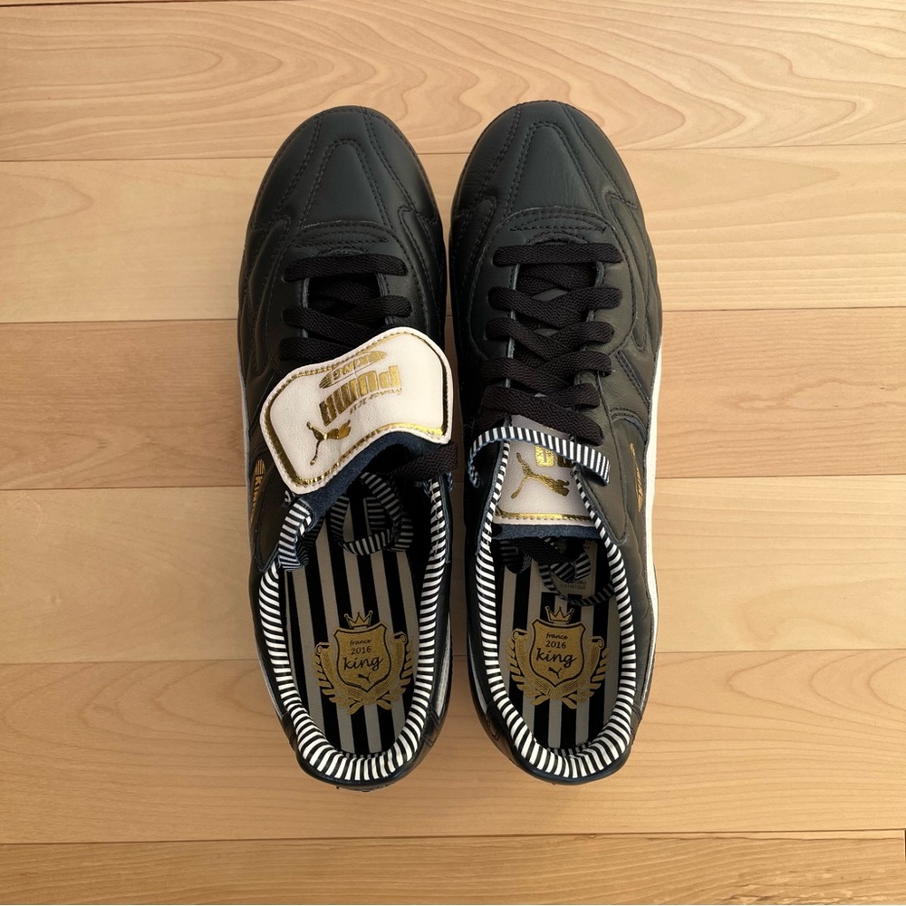 PUMA KING TOP STRIPE DI FG EURO 2016 Navy Blue Soccer Cleats - Picture 7 of 9